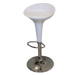 polypropylene bar stool white dubai sharjah abu dhabi