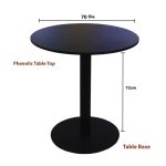 premium round hpl table black dubai sharjah abu dhabi (2)