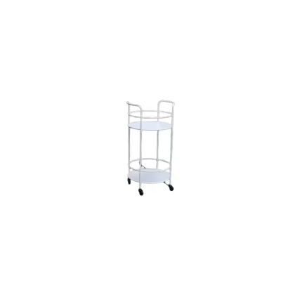 round serving trolley white dubai sharjah abu dhabi