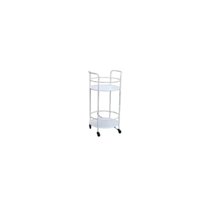 round serving trolley white dubai sharjah abu dhabi