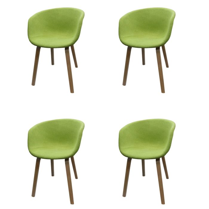 set of 4 chair green dubai sharjah abu dhabi