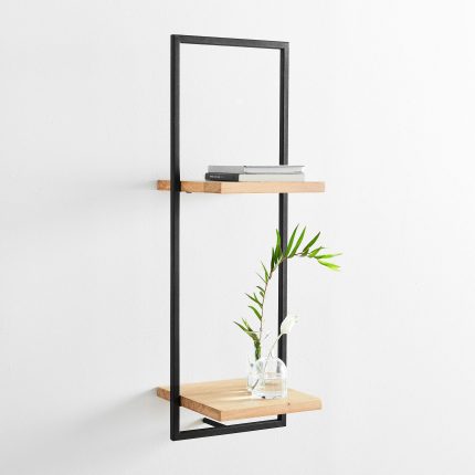 wall shelf wood metal 2 dubai sharjah abu dhabi