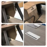 Navar L-Shaped Executive Desk Kit - 55 inch - Image 3