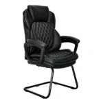 Comfort Visitor Chair, Black dubai sharjah abu dhabi