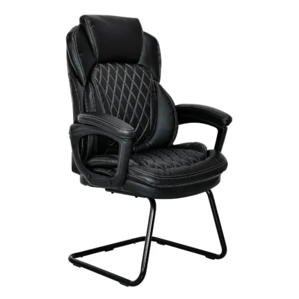 Comfort Visitor Chair, Black dubai sharjah abu dhabi
