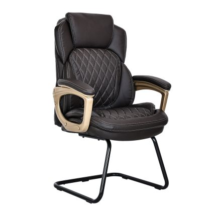Sarah Visitor Chair, Brown
