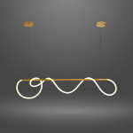 Acrylic, Metal, Stainless Steel Chandeliers, Modern Hanging Pendants - Gold