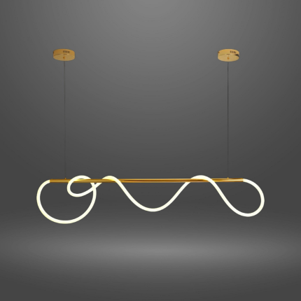 Acrylic, Metal, Stainless Steel Chandeliers, Modern Hanging Pendants - Gold