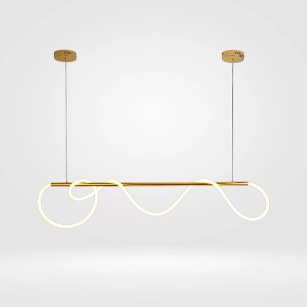 Acrylic, Metal, Stainless Steel Chandeliers, Modern Hanging Pendants - Gold
