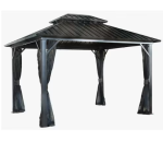 All Season Gazebo In Dubai With Mosquito Net Hardtop