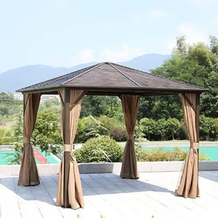 Aluminum Frame Hardtop Patio Gazebo