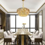 Crystal & Aluminium Chandeliers, Crystal Hanging Pendants