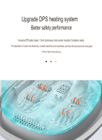 Foldable Foot Soak Bucket Automatic Heating Massager