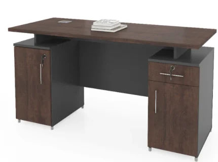 Front Desk Office Table with Storage 2 dubai sharjah abu dhabi