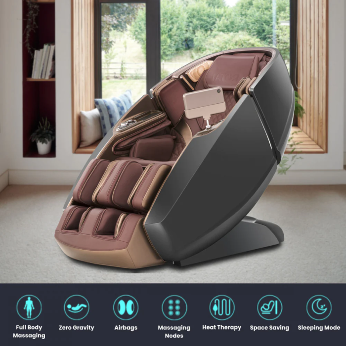 Gemini Luxury Massage Chair-Red