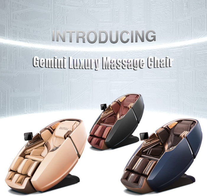 Gemini Massage Chair - Brown