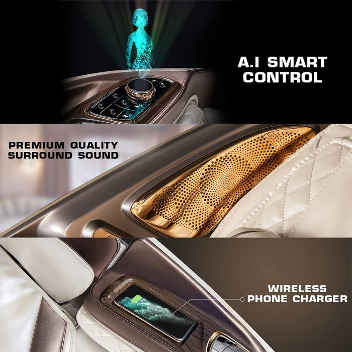 Gemini Massage Chair - Champagne