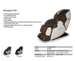 Multi Functional Leisure Massage Chair