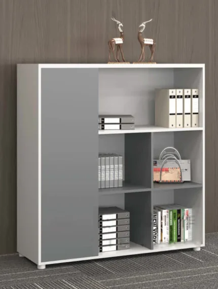 Navar Lateral Filing Cabinet with Open Shelves White dubai sharjah abu dhabi