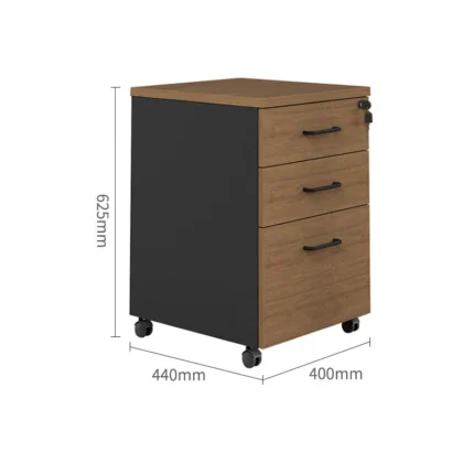 Navar Rolling File Cabinet , Brown dubai sharjah abu dhabi