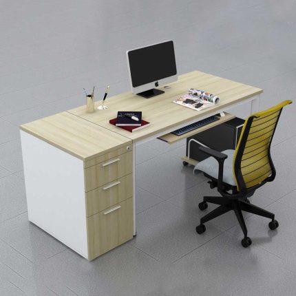 Office Working Table with Iron Legs 2 dubai sharjah abu dhabi