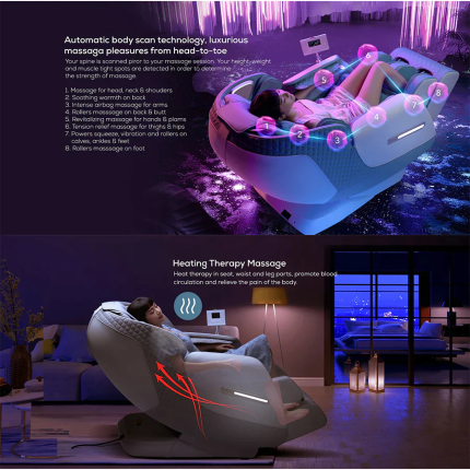 Smart Healthcare Massage Chair - Grey