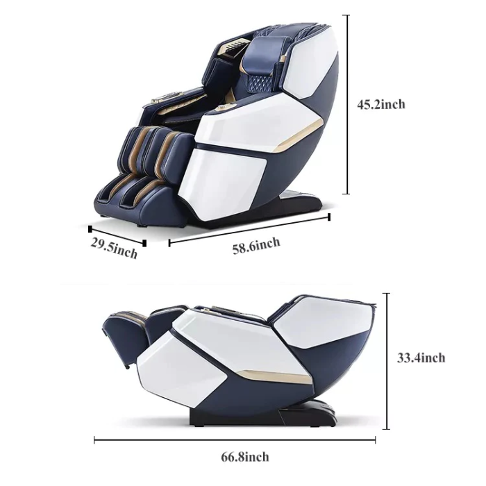 Smart Leisure Massage Chair - Dark Blue