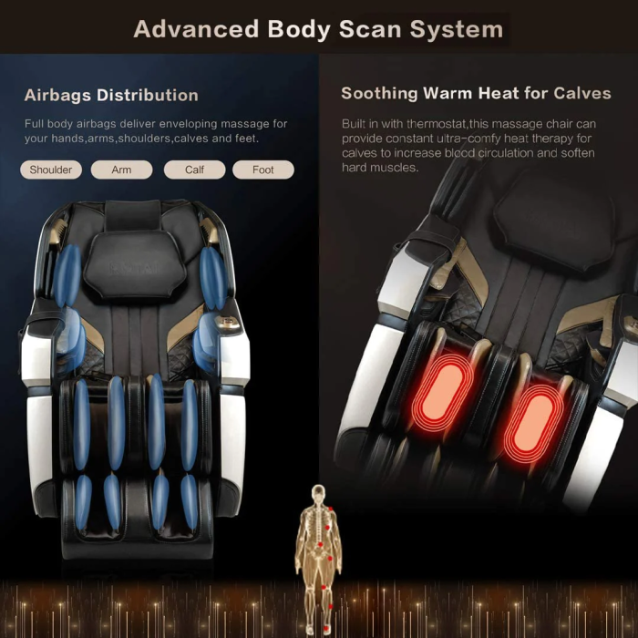 Smart Leisure Massage Chair - Dark Blue