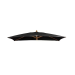 Wooden Frame Shape Centrepole Umbrella, 3 x 3M - Blue
