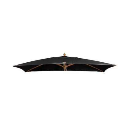 Wooden Frame Shape Centrepole Umbrella, 3 x 3M - Blue