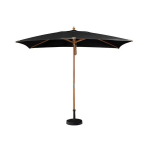 Wooden Frame Shape Centrepole Umbrella, 3 x 3M - Blue