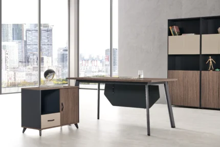Writing Desk with Storage Cabinet dubai sharjah abu dhabi