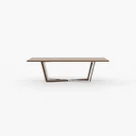 alison walnut veneer matte dining table 1 dubai sharjah abu dhabi