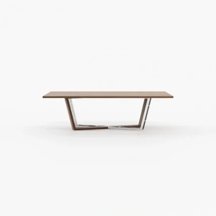 alison walnut veneer matte dining table 1 dubai sharjah abu dhabi