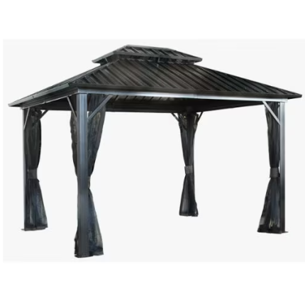 All Season Gazebo In Dubai With Mosquito Net Hardtop