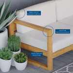 cambridge teak outdoor sofa 3 dubai sharjah abu dhabi