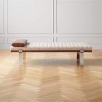 canale boucle and leather upholstered chaise 1 dubai sharjah abu dhabi