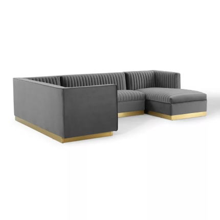 cecilie wide velvet symmetrical sectional sofa 3 dubai sharjah abu dhabi