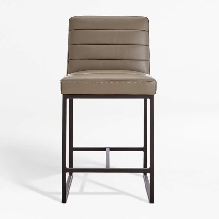 channel leather counter stool 1 dubai sharjah abu dhabi