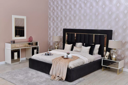 channelize glamour modern king size bed 2 dubai sharjah abu dhabi