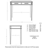 claudine wooden desk 3 dubai sharjah abu dhabi