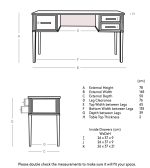 claudine wooden desk a 3 dubai sharjah abu dhabi