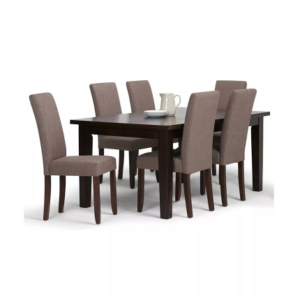 contemporary acadian transitional 7 pc dining set 1 dubai sharjah abu dhabi