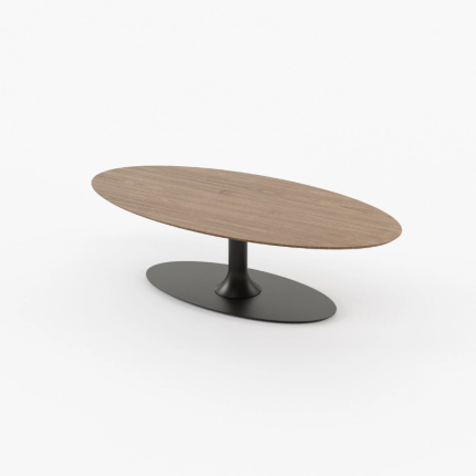 egg walnut matte dining table 3 dubai sharjah abu dhabi