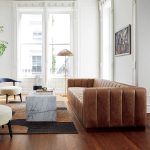 forte channeled saddle leather sofa 2 dubai sharjah abu dhabi