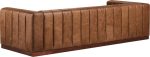forte channeled saddle leather sofa 3 dubai sharjah abu dhabi