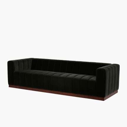 forte channeled velvet sofa 1 dubai sharjah abu dhabi