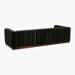 forte channeled velvet sofa 3 dubai sharjah abu dhabi