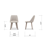 jace upholstered dining chair single sand 3 dubai sharjah abu dhabi