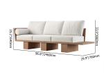 levi wood sofa 4 dubai sharjah abu dhabi